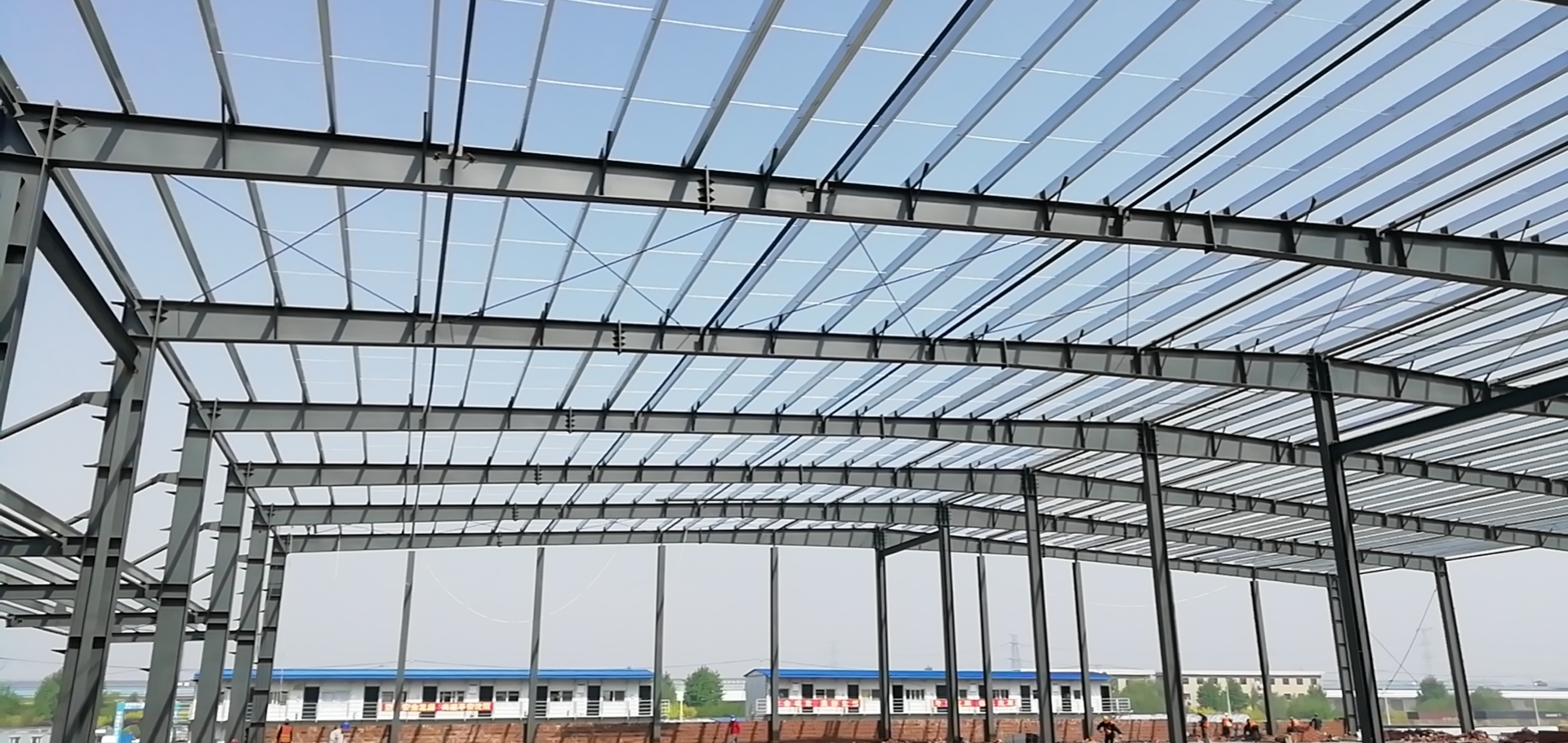 Steel warehouse structure