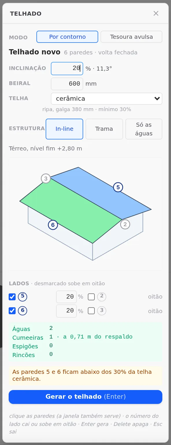 The tile warning, at 20%: it lets you generate.
