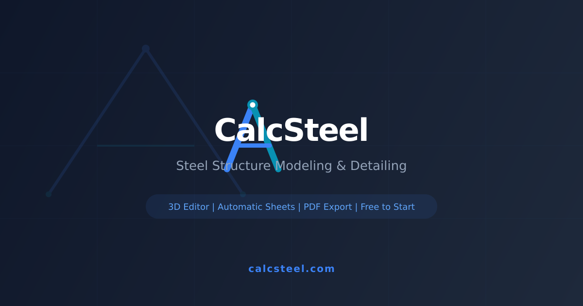 أمثلة على الهياكل الفولاذية — إطارات بوابية ومستودعات ومباني | CalcSteel